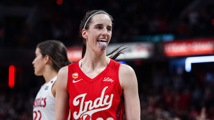 The Indiana Fever and guard Caitlin Clark are favored at home on Sunday.