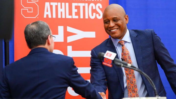 If there is to be a new Syracuse basketball head coach, the next athletics director at the 'Cuse needs to make that hire. If there is to be a new Syracuse basketball head coach, the next athletics director at the 'Cuse needs to make that hire.