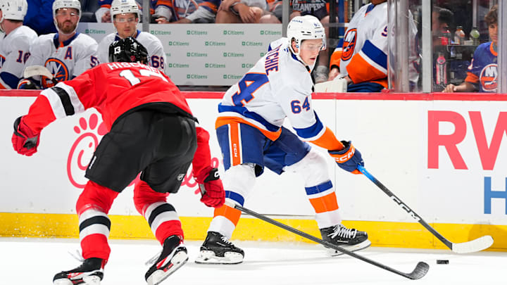 New York Islanders v New Jersey Devils New York Islanders v New Jersey Devils