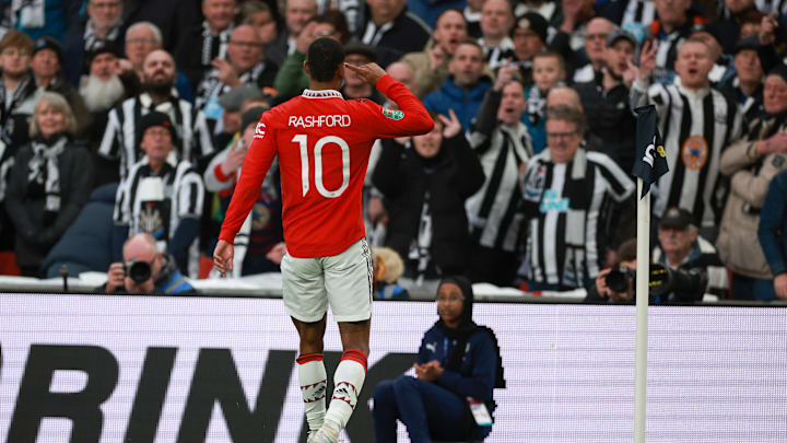 Marcus Rashford a doublé la mise pour Manchester United