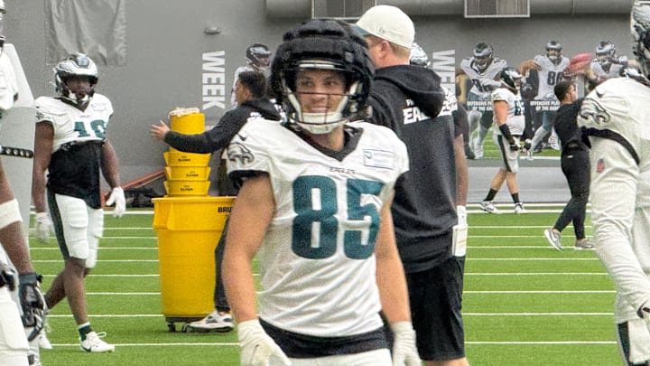 Eagles practice squad member Britain Covey spent the summer trying to make the L.A. Rams' roster. Eagles practice squad member Britain Covey spent the summer trying to make the L.A. Rams' roster.