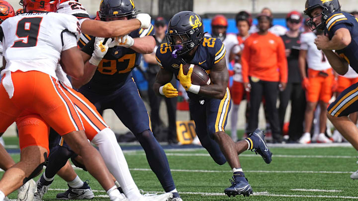 Cal running back Jaivian Thomas