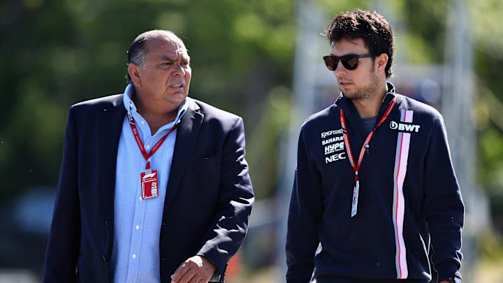 Sergio "Checo" Pérez y su padre, quien lo acompaña incondicionalmente en su carrera en la Fórmula 1