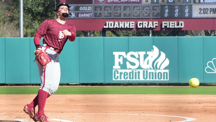 Florida State softball played its annual Garnet & Gold Scrimmage on Saturday, Feb. 3, 2024 at
