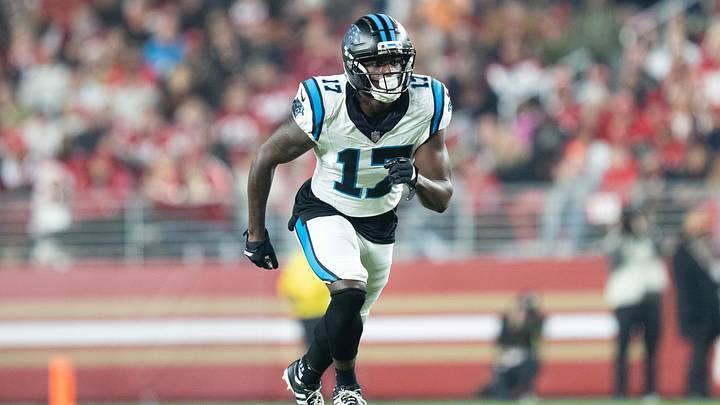 Carolina Panthers wide receiver Xavier Legette (17) during the fourth quarter against the San Francisco 49ers 