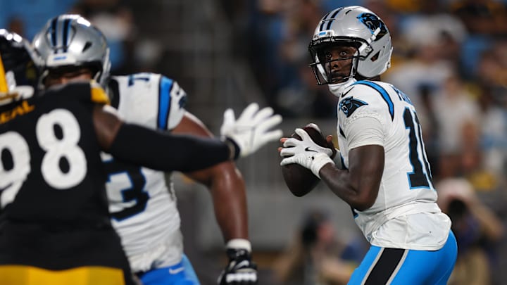 Former Carolina Panthers quarterback Bryce Perkins.