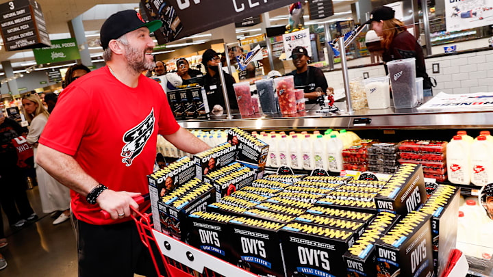 Alex Ovechkin Greets Fans At Giant Foods