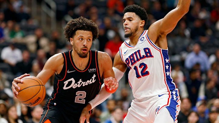 Philadelphia 76ers v Detroit Pistons