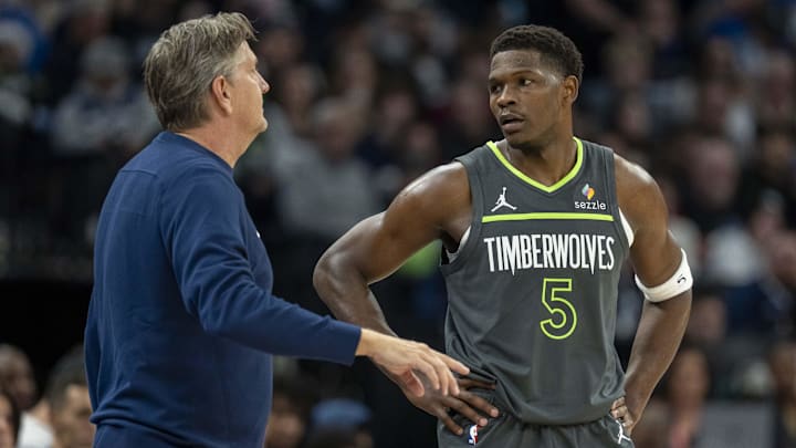Chris Finch, Anthony Edwards, Minnesota Timberwolves