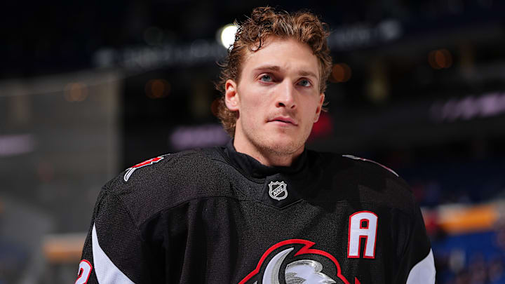 Buffalo Sabres forward Tage Thompson