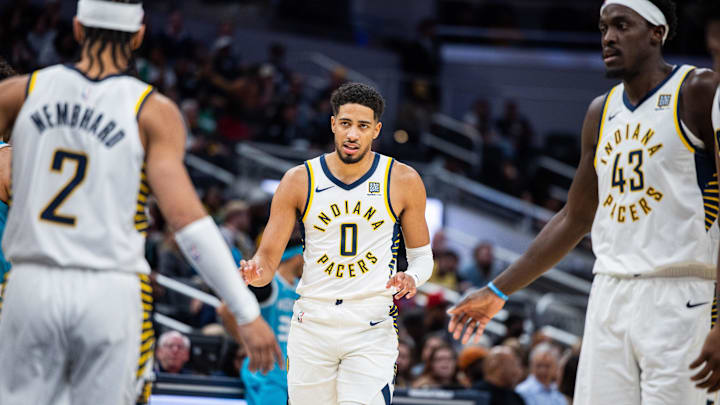 Indiana Pacers guard Tyrese Haliburton.