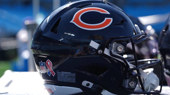 A detailed view of a Chicago Bears helmet before the game against Carolina Panthers during pregame warmups at Bank of America Stadium. Mandatory Credit: Jim Dedmon-Imagn Images A detailed view of a Chicago Bears helmet before the game against Carolina Panthers during pregame warmups at Bank of America Stadium. Mandatory Credit: Jim Dedmon-Imagn Images