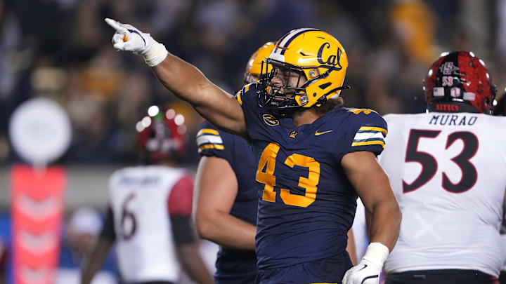 Cal linebacker Ryan McCulloch 