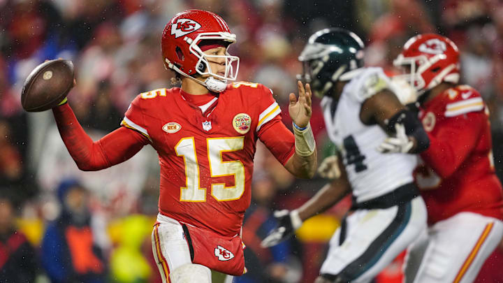 The Chiefs are favored to the Eagles in Super Bowl 59.