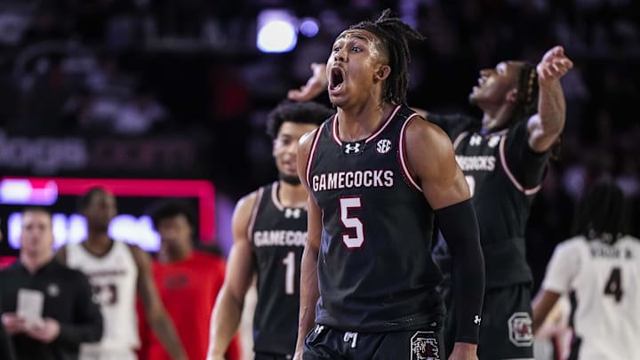 South Carolina basketball guard Meechie Johnson