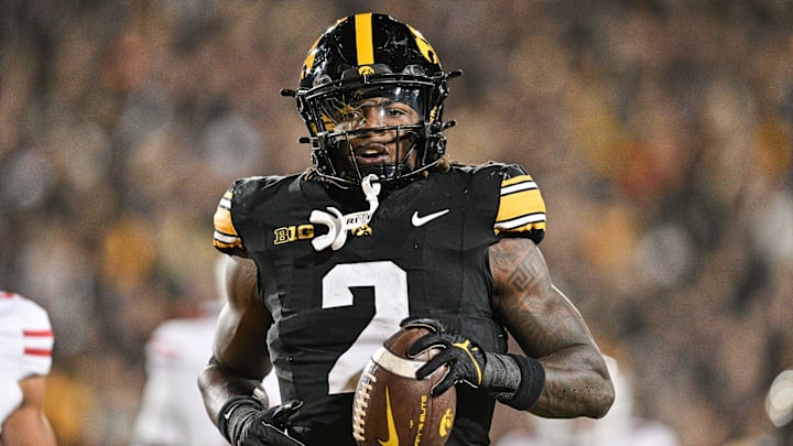 Kaleb Johnson is projected to be a Day 2 selection in the upcoming NFL Draft.