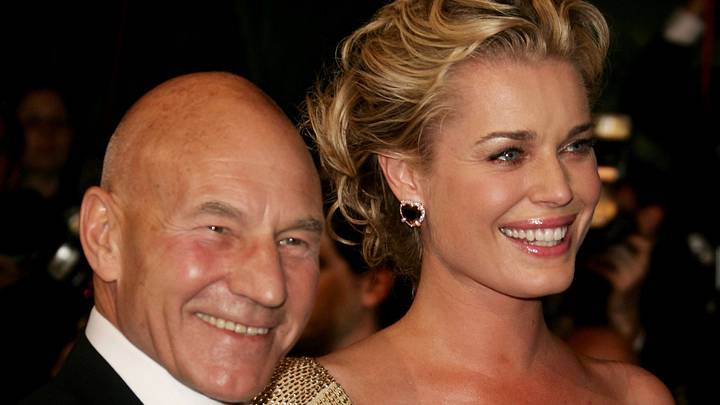 Star Trek Patrick Stewart death Rebecca Romijn reaction video Star Trek Patrick Stewart death Rebecca Romijn reaction video