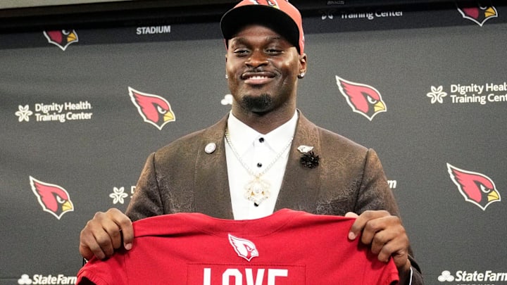 Arizona Cardinals running back Jeremiyah Love