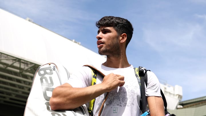 Carlos Alcaraz at Wimbledon