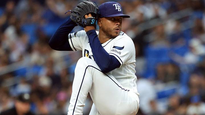 Tampa Bay Rays starting pitcher Freddy Peralta Tampa Bay Rays starting pitcher Freddy Peralta