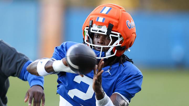 Florida wide receiver Eric Singleton Jr. has been dealing with an ankle injury. Florida wide receiver Eric Singleton Jr. has been dealing with an ankle injury.