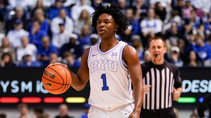 BYU Cougars guard Robert Wright III (1) BYU Cougars guard Robert Wright III (1)