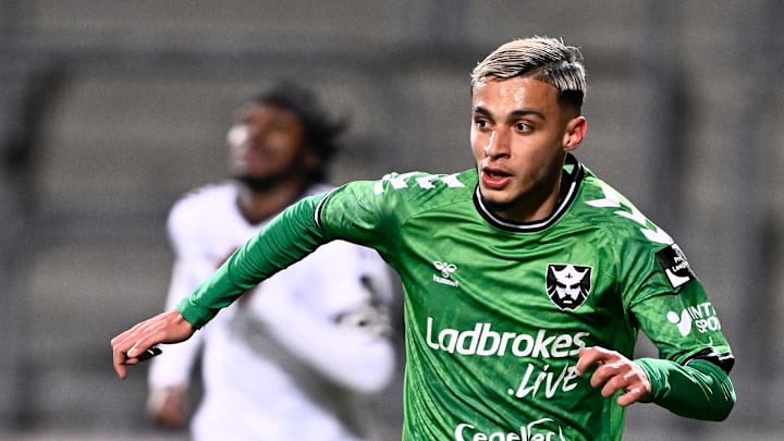 Kays Ruis lors de KAS Eupen - Francs Borains