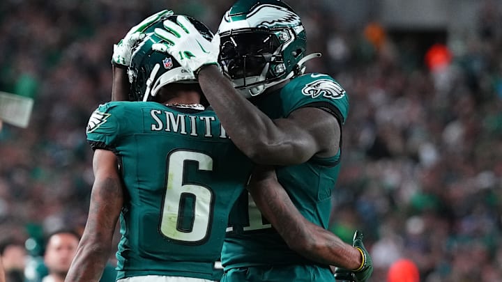 Devonta Smith, A.J. Brown, Philadelphia Eagles