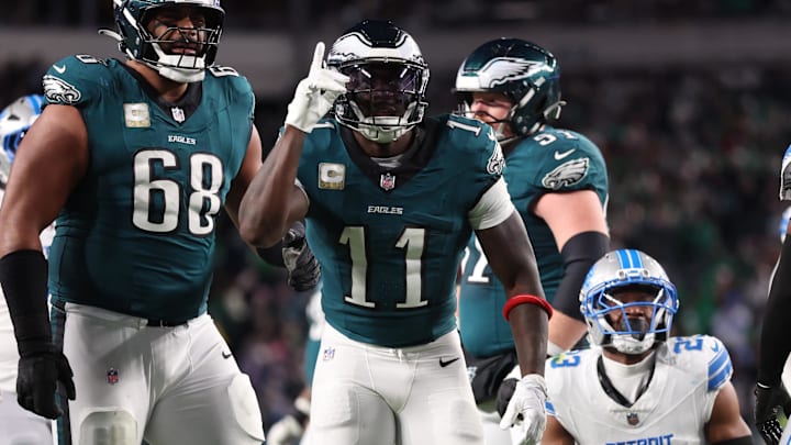 Philadelphia Eagles wide receiver A.J. Brown is a solid prop target in Week 13. 