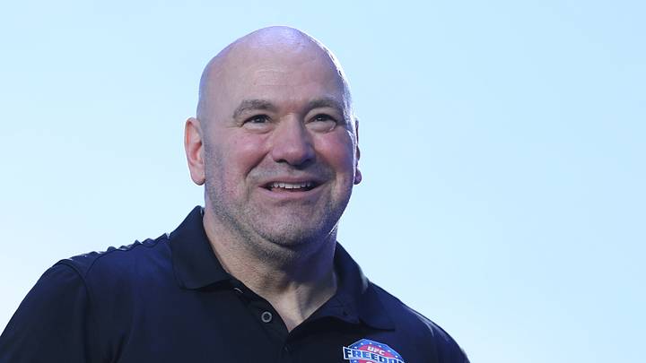 Jun 13, 2026; Washington, D.C., USA; UFC president and chief executive officer Dana White looks on during weigh-ins for the UFC Freedom 250 at The Ellipse. Mandatory Credit: Amber Searls-Imagn Images Jun 13, 2026; Washington, D.C., USA; UFC president and chief executive officer Dana White looks on during weigh-ins for the UFC Freedom 250 at The Ellipse. Mandatory Credit: Amber Searls-Imagn Images