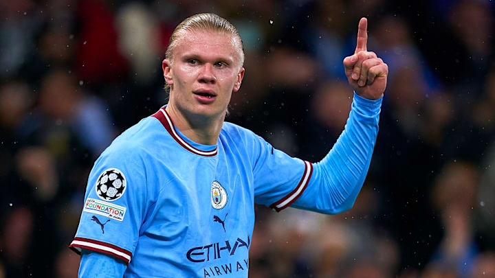 Haaland lideró la clasificación del Manchester City a cuartos de final