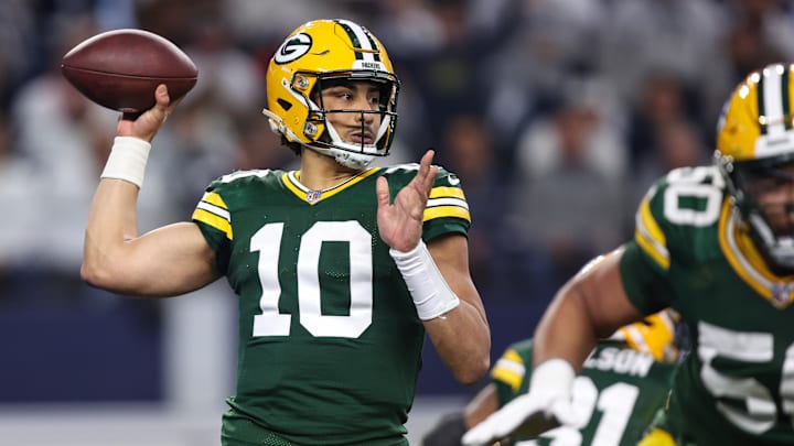 Green Bay Packers quarterback Jordan Love