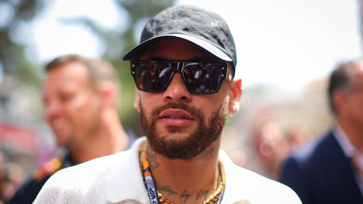 Neymar lors de sa dernière sortie médiatique au GP de Monaco