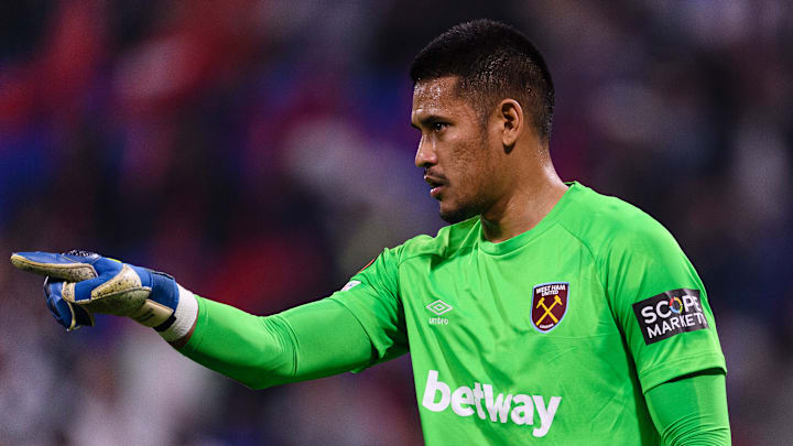 Alphonse Areola lors de son prêt à West Ham