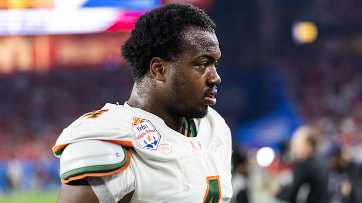 Miami Hurricanes defensive lineman Rueben Bain Jr. (4)