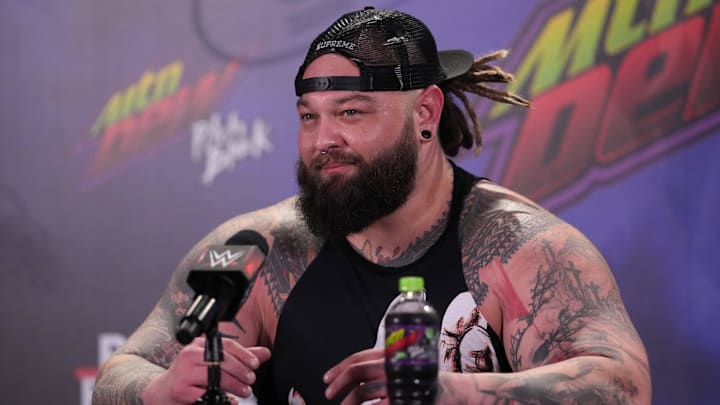 Bray Wyatt, following his final WWE match.