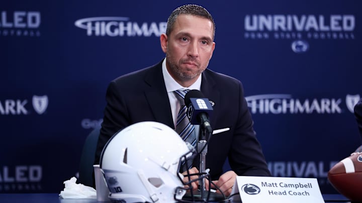 Penn State football head coach Matt Campbell