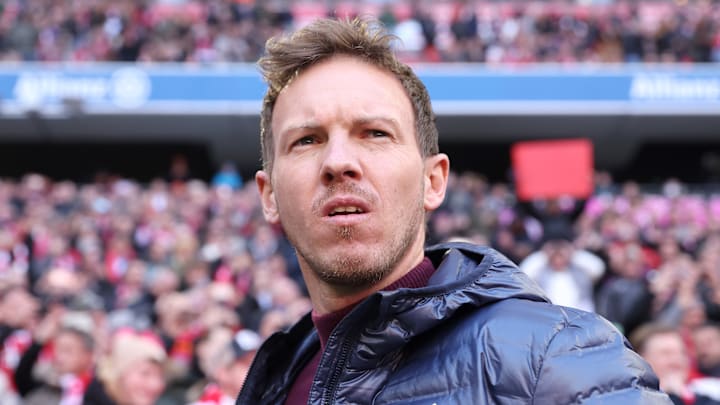 Julian Nagelsmann está balançando no comando do Bayern de Munique.