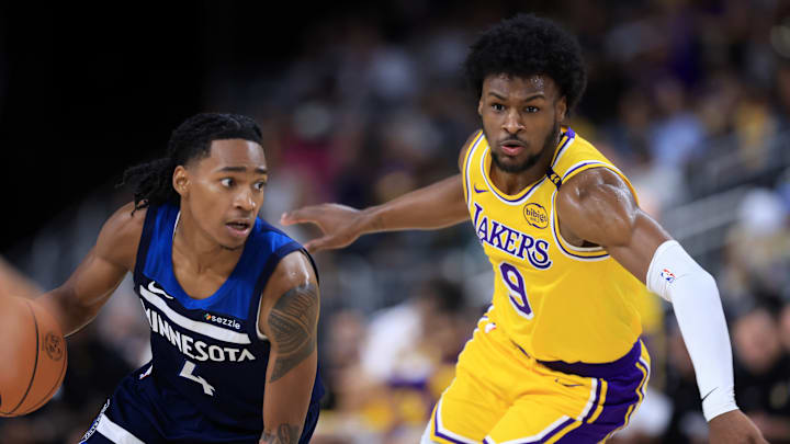 Bronny James no ha destacado en los juegos de pretemporada