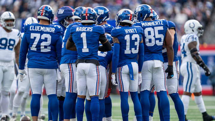The Giants defeated Indianapolis 45–33 on Sunday.