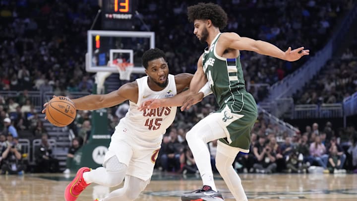 Cleveland Cavaliers guard Donovan Mitchell.