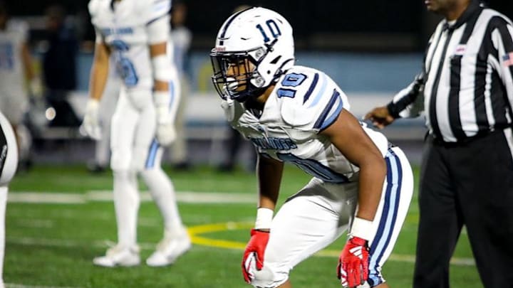 Amari Kamara made 104 total tackles as a senior at Stone Bridge High School. Amari Kamara made 104 total tackles as a senior at Stone Bridge High School.