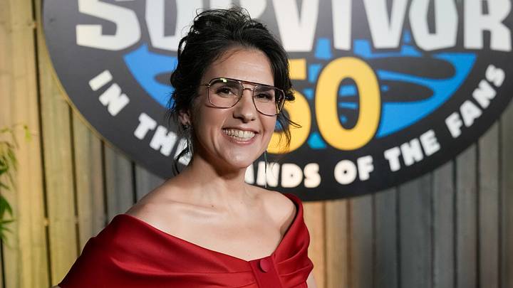Aubry Bracco attends the Survivor 50 Live Finale at the Paramount Studios lot in Los Angeles, California on May 20, 2026. - Photo: Robert Voets/CBS ©2026 CBS Broadcasting, Inc. All Rights Reserved.