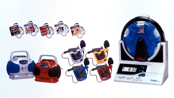 An assortment of HitClips accessories.