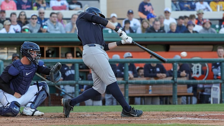 New York Yankees first baseman Ben Rice New York Yankees first baseman Ben Rice