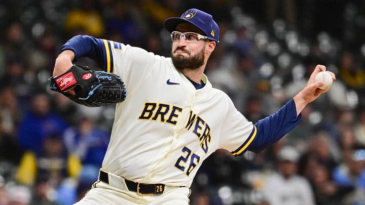 May 13, 2026; Milwaukee, Wisconsin, USA; Milwaukee Brewers pitcher Aaron Ashby (26) pitches in the eighth inning against the San Diego Padres at American Family Field. Mandatory Credit: Benny Sieu-Imagn Images May 13, 2026; Milwaukee, Wisconsin, USA; Milwaukee Brewers pitcher Aaron Ashby (26) pitches in the eighth inning against the San Diego Padres at American Family Field. Mandatory Credit: Benny Sieu-Imagn Images