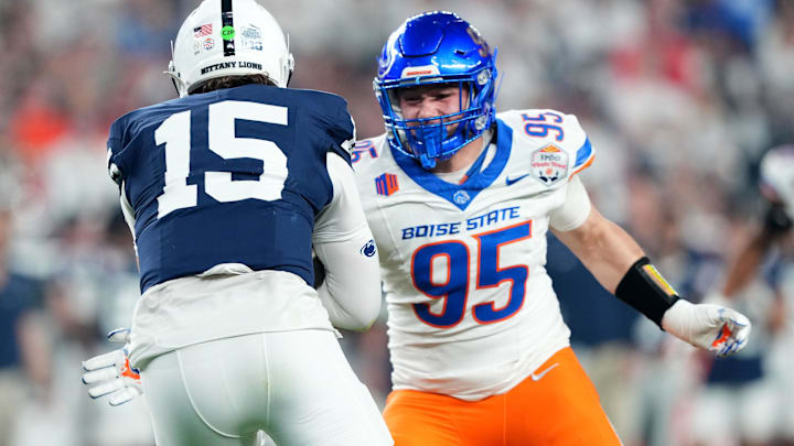 Boise State Broncos defensive end Max Stege.