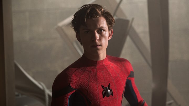 Tom Holland stars as Spider-Man/Peter Parker in Columbia Pictures' SPIDER-MAN™: HOMECOMING.