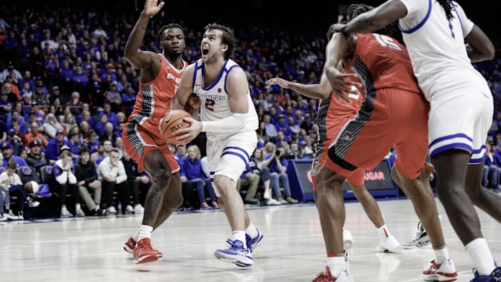Boise State Broncos forward Tyson Degenhart. Boise State Broncos forward Tyson Degenhart.