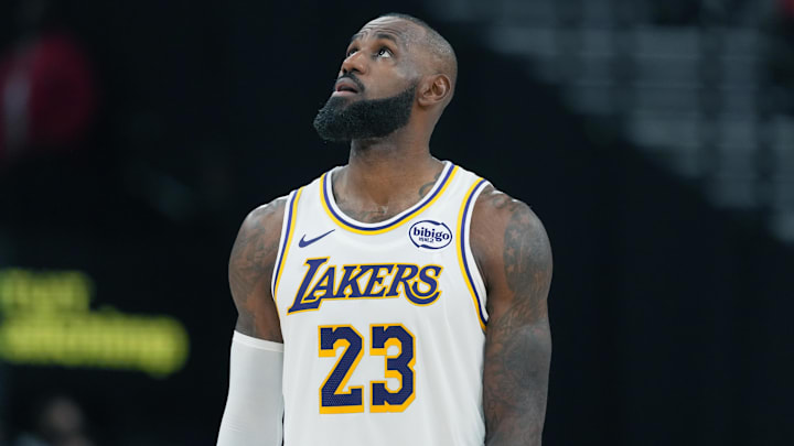 Los Angeles Lakers star LeBron James.